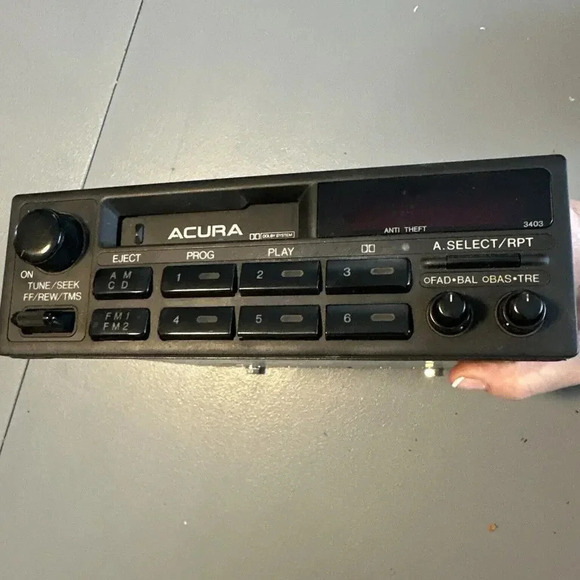 Acura Integra Radio Stereo Cassette Tape Pioneer 39100-ST7-A010-M1 Not tested - Picture 8 of 9